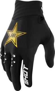 Перчатки Shot Contact Replica Rockstar Limited Edition с логотипом, черный