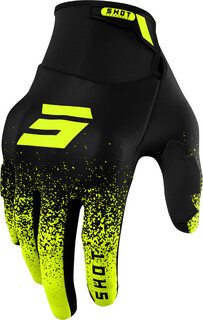 Перчатки Shot Drift Edge с логотипом, черный/желтый