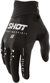Перчатки Shot Contact Spirit с логотипом, черный