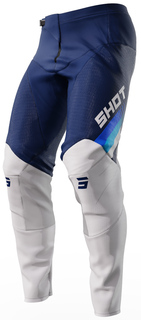 Мотоциклетные брюки Shot Contact Tracer с логотипом, синий/белый