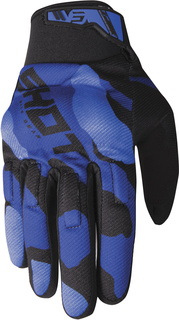 Перчатки Shot Drift Camo с логотипом, синий