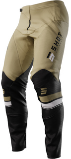 Мотоциклетные брюки Shot Contact Heritage с регулируемым поясом, коричневый/черный