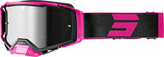 Мотоциклетные очки Shot Core с логотипом, розовый