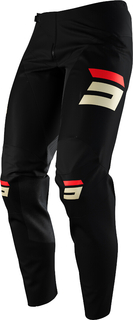 Мотоциклетные брюки Shot Contact Loom с регулируемым поясом, черный/красный