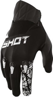 Перчатки Shot Devo Slam с логотипом, черный/белый