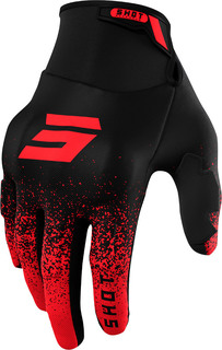 Перчатки Shot Drift Edge с логотипом, черный/красный