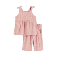 Детский костюм H&amp;M 2-piece Cotton, розовый H&M