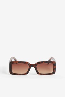 Солнцезащитные очки H&amp;M Rectangular, коричневый H&M
