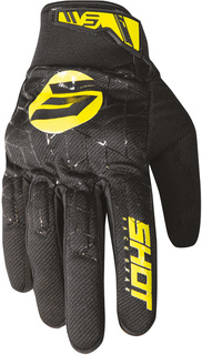 Перчатки Shot Drift Spider с логотипом, черный/желтый