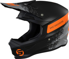 Шлем Shot Furious Roll со съемной подкладкой, черный/оранжевый