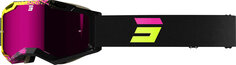 Мотоциклетные очки Shot Iris 2.0 Fusion с логотипом, черный/розовый