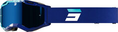 Мотоциклетные очки Shot Iris 2.0 Fusion с логотипом, синий
