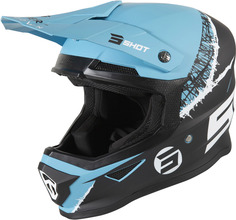 Шлем Shot Furious Storm со съемной подкладкой, черный/синий