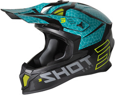 Шлем Shot Lite Core со съемной подкладкой, черный/синий