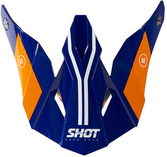 Козырек для шлема Shot Furious Spirit, синий/оранжевый