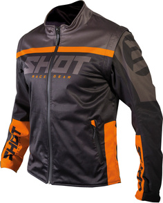 Куртка Shot Softshell Lite 2.0 для мотокросса, черный/оранжевый
