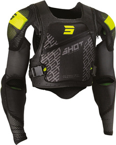 Куртка детская Shot Ultralight 2.0 защиная, черный/желтый