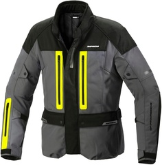Куртка текстильная Spidi Traveller 3 H2Out мотоциклетная, черный/желтый
