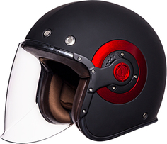 Шлем SMK Eldorado реактивный, черный/красный СМК