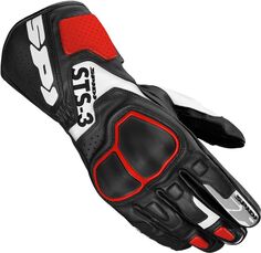 Перчатки Spidi STS-R3 мотоциклетные, черный/красный