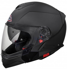 Шлем SMK гибридный, черный/красный СМК