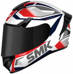 Шлем SMK Typhoon Thorn, белый/красный СМК