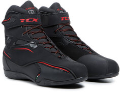 Обувь водонепроницаемая TCX Zeta мотоциклетная, черный/красный