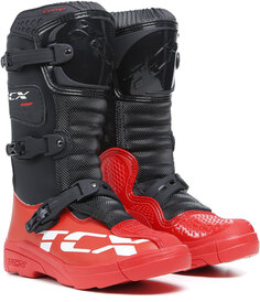 Ботинки детские TCX Comp для мотокросса, черный/красный