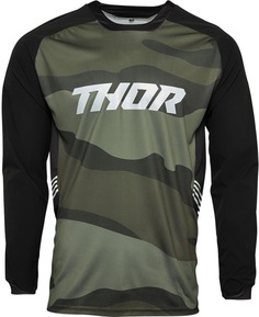 Кофта Джерси Thor Terrain Off-Road Gear для мотокросса, камуфляжный