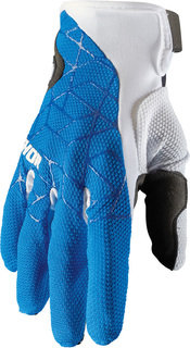 Перчатки Thor Draft для мотокросса, белый/синий