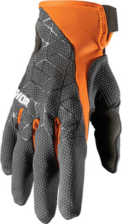 Перчатки Thor Draft для мотокросса, серый/оранжевый