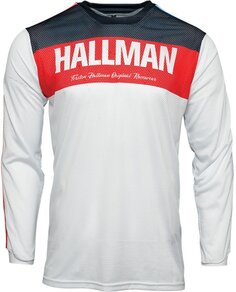 Кофта Джерси Thor Hallman Collection TAPD Air для мотокросса, красный/синий/белый