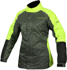 Куртка водонепроницаемая Trilobite Raintec женская, зеленый/желтый