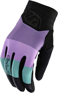 Перчатки Troy Lee Designs Luxe Rugby Женские для мотокросса, черно-пурпурные