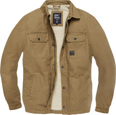 Куртка Vintage Industries Dean Sherpa, коричневая