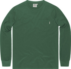 Рубашка Vintage Industries Grant Pocket с длинным рукавом, зеленая