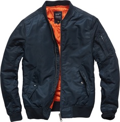Куртка Vintage Industries Welder MA1, синяя