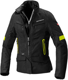 Куртка Voyager 4 H2Out Women Текстильная для мотоцикла, черно-неоновая Spidi