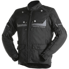 Куртка VQuattro Hurricane для мотоцикла Текстильная, черная