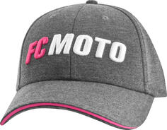 Кепка женская FC-Moto FCM-Crew, серый/розовый