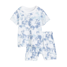 Пижама детская H&amp;M Cotton, белый/синий H&M