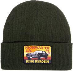 Шапка King Kerosin Highway To LA, зеленый