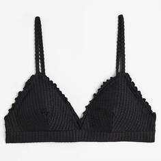 Лиф H&amp;M Padded Triangle Bikini, черный H&M