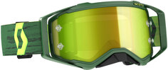 Очки Scott Prospect Chrome для мотокросса, зеленый/желтый