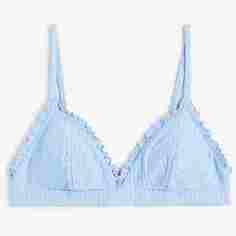 Лиф H&amp;M Padded Triangle Bikini, голубой H&M