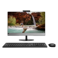 Моноблок Lenovo AIO DT530A, 23.8″, 8Гб/1Тб, i7-9700T, Radeon 530, черный, английская/арабская клавиатура