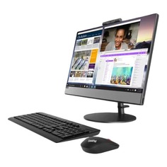 Моноблок Lenovo AIO V530-22, 21.5″, 4Гб/1Тб, i5-9400T, черный, английская/арабская клавиатура