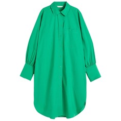 Платье-рубашка H&amp;M, зеленый H&M