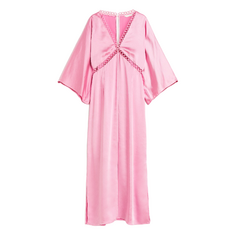 Платье H&amp;M Satin, светло-розовый H&M