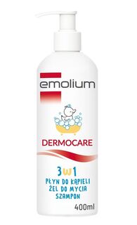 Emolium Dermocare 3w1 гель для мытья тела и волос, 400 ml Эмолиум